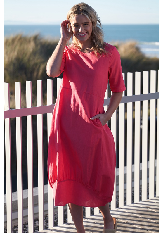 Cocoon Maxi Linen Dress