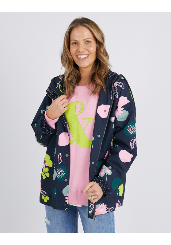 Mimosa Floral Women's Raincoat