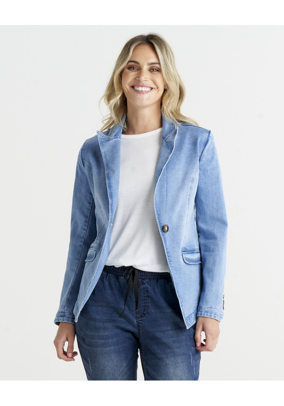 Becki Denim Women's Blazer