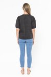 Blouson Sleeve V Neck Top