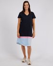 Draw The Line Tee Dress