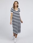 Maeve Midi Dress- Stripe