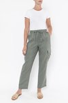 Cargo Pocket Linen Pant