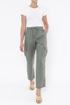 Cargo Pocket Linen Pant