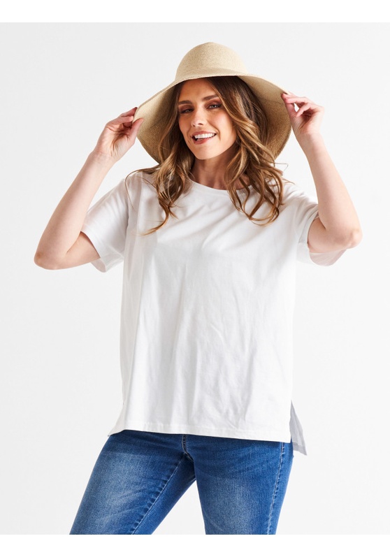 Mia Split Hem Women's Tee