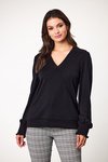 Cato Merino Wrap Top