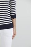 Shell Stripe Cardi