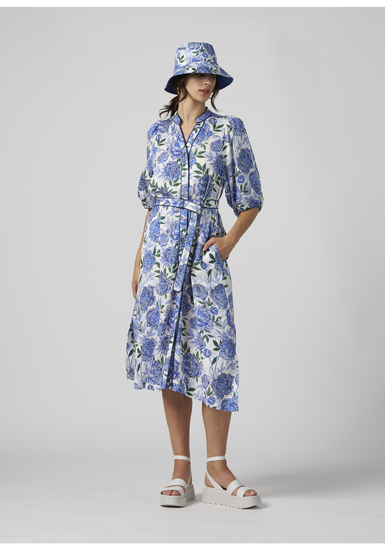 High Tea Linen Dress