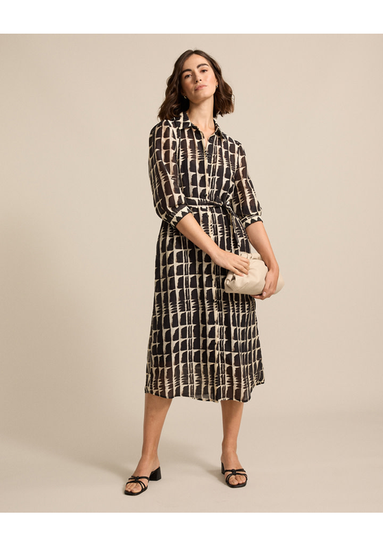 Ikat Shirt Dress