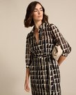 Ikat Shirt Dress