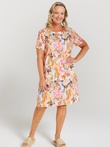 Summer Rose Print Dress