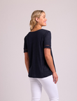 Lace Trim Women's Top