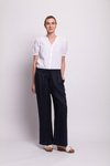 Wide Leg Pull On Trousers