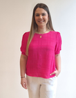 Scoop Hem Volume Slv Top